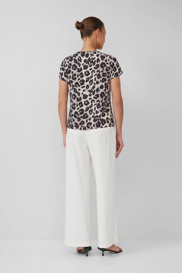 S.Oliver BLACK LABEL Blouse met korte mouwen met print all-over