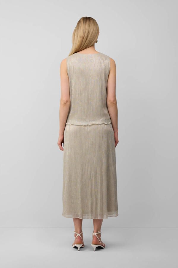 S.Oliver BLACK LABEL Loose fit plissétop met effectgaren