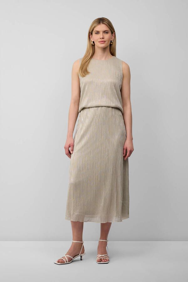 S.Oliver BLACK LABEL Loose fit plissétop met effectgaren - Foto 2