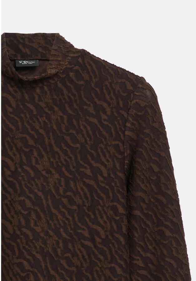 S.Oliver BLACK LABEL top donkerbruin - Foto 2