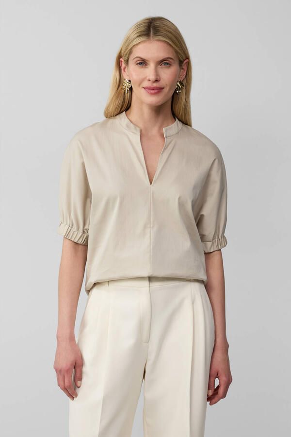 S.Oliver BLACK LABEL Blouse met korte mouwen met tuniekhals - Foto 2