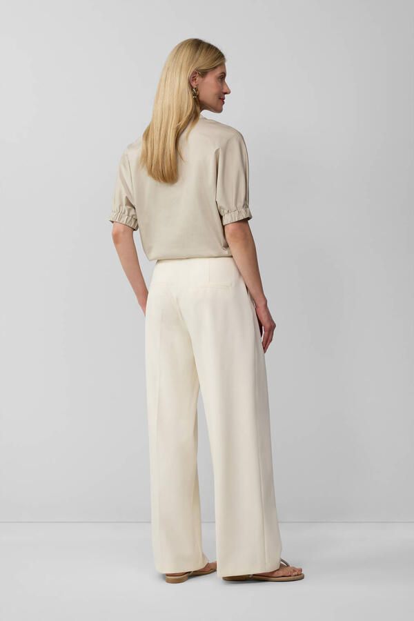 S.Oliver BLACK LABEL Blouse met korte mouwen met tuniekhals