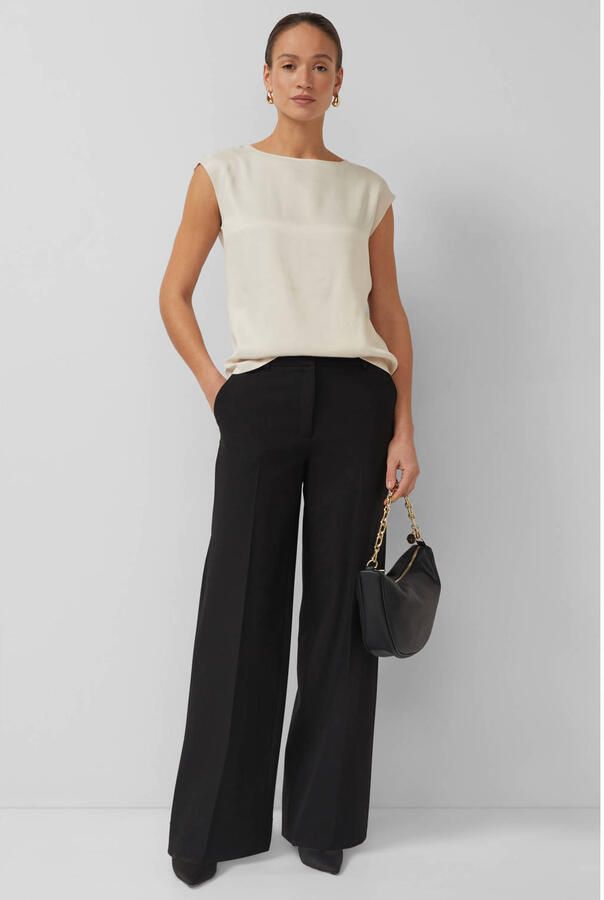 S.Oliver BLACK LABEL relaxed fit blouseshirt van viscosemix