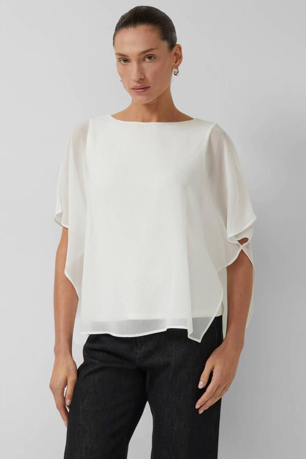 S.Oliver BLACK LABEL loose fit top van viscosemix