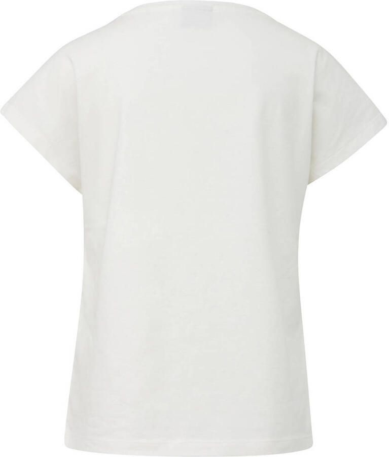 S.Oliver BLACK LABEL Regular fit T-shirt van katoenmix