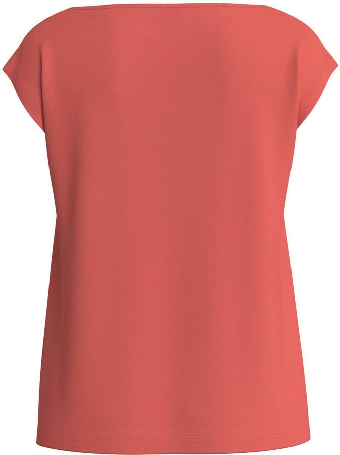 S.Oliver BLACK LABEL Loose fit shirt van glanzende viscose met cascadehals - Foto 3