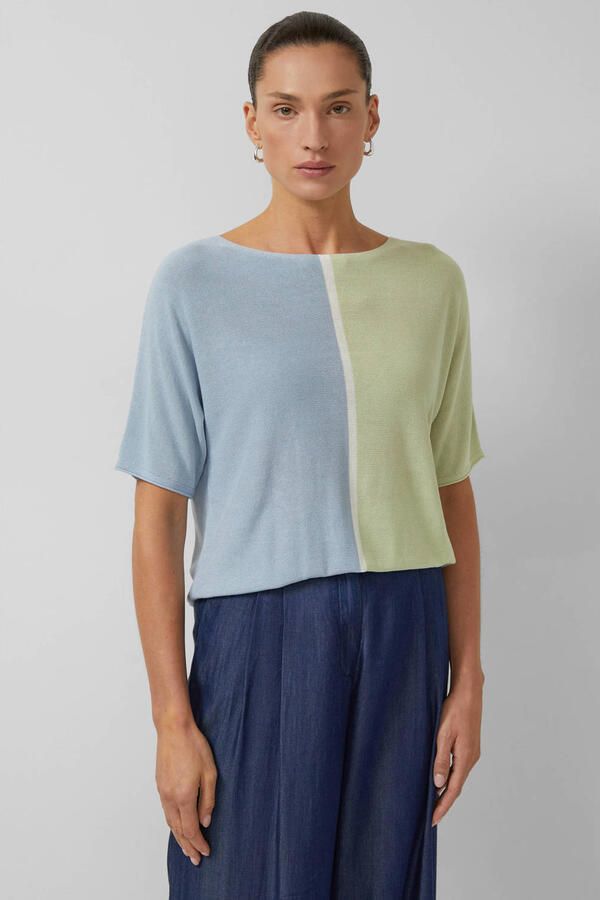 S.Oliver BLACK LABEL Boxy fit gebreide trui van 100% viscose