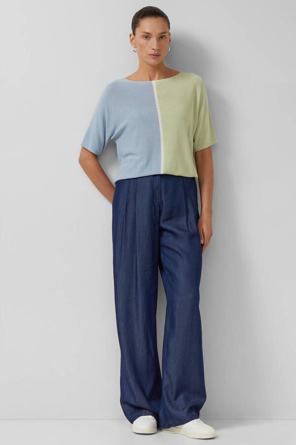 S.Oliver BLACK LABEL Boxy fit gebreide trui van 100% viscose - Foto 3