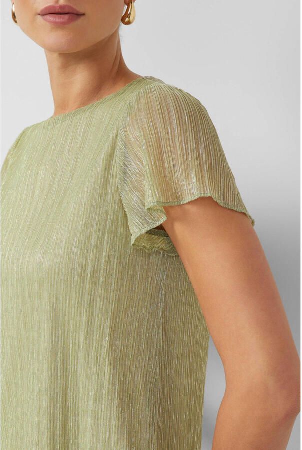 S.Oliver BLACK LABEL top met glitter lichtgroen - Foto 2
