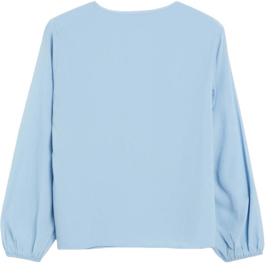 S.Oliver BLACK LABEL blouse met lange mouwen met ruchesvolant