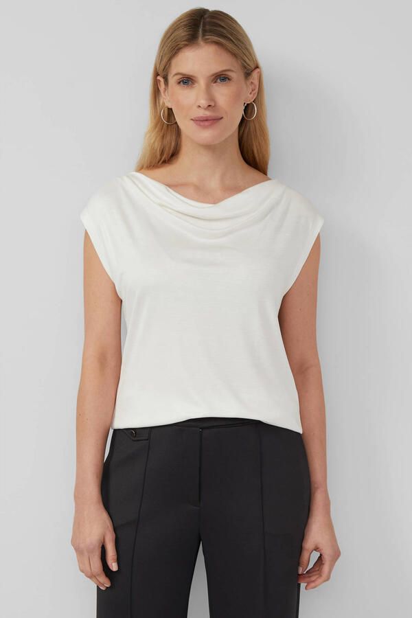 S.Oliver BLACK LABEL Regular fit blousetop van pure viscose
