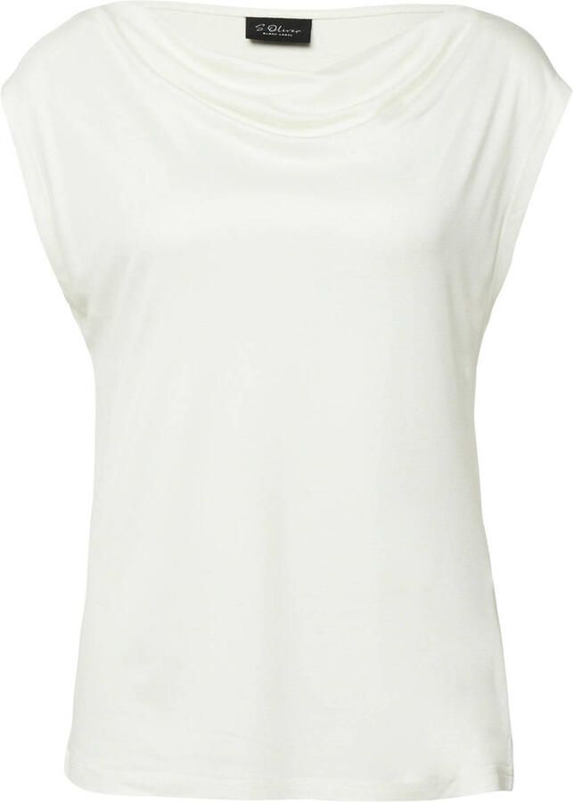 S.Oliver BLACK LABEL Regular fit blousetop van pure viscose - Foto 2