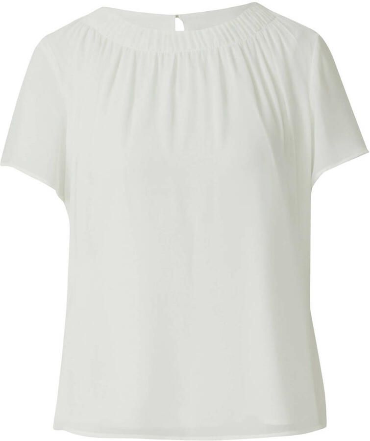 S.Oliver BLACK LABEL Regular fit blouseshirt met semi-transparante mouwen - Foto 2