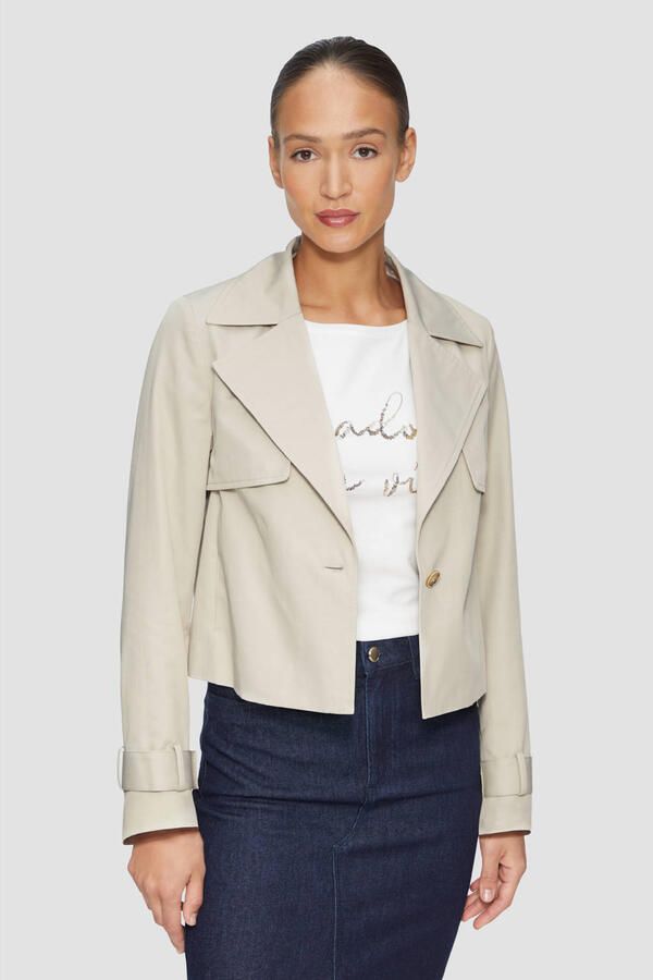 S.Oliver BLACK LABEL trenchcoat ecru - Foto 2