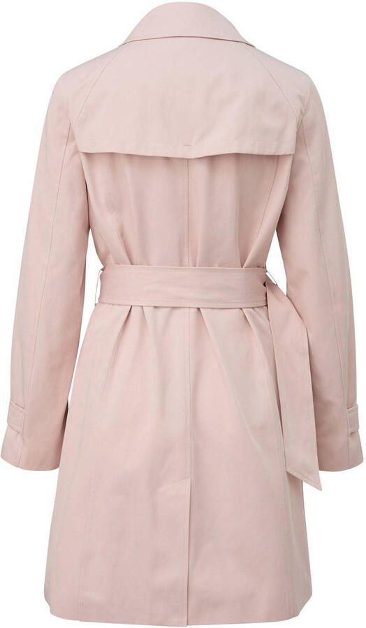 S.Oliver BLACK LABEL trenchcoat lichtroze