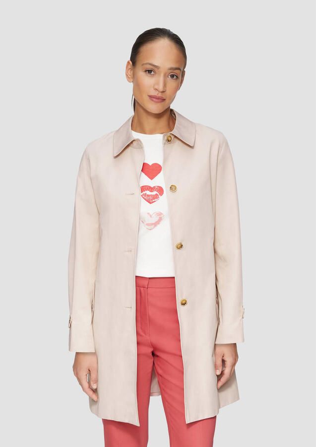 S.Oliver BLACK LABEL trenchcoat lichtroze - Foto 2
