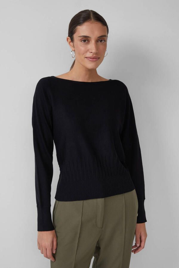 S.Oliver BLACK LABEL Comfort fit gebreide pullover van viscosemix - Foto 2