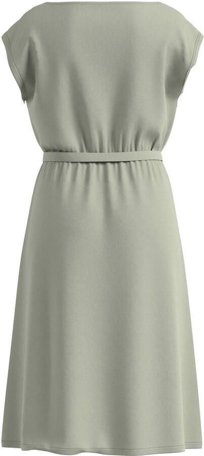 S.Oliver BLACK LABEL viscose korte jurk met ceintuur lichtgroen - Foto 2