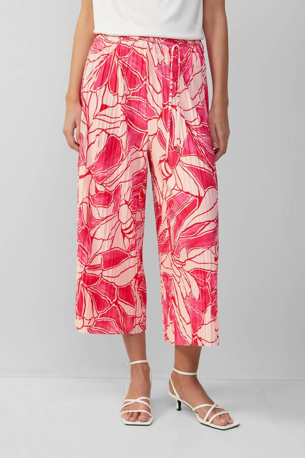 S.Oliver BLACK LABEL Stoffen broek met all-over print en structuur - Foto 2