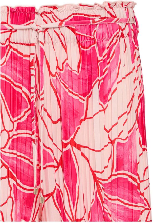 S.Oliver BLACK LABEL Stoffen broek met all-over print en structuur