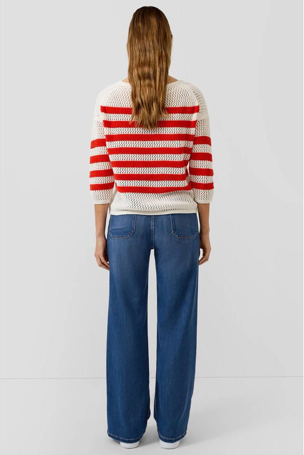 S.Oliver BLACK LABEL regular fit wide leg jeans van mix van katoen en lyocell - Foto 3