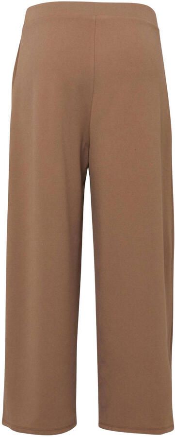 S.Oliver BLACK LABEL wide leg regular waist culotte bruin - Foto 3
