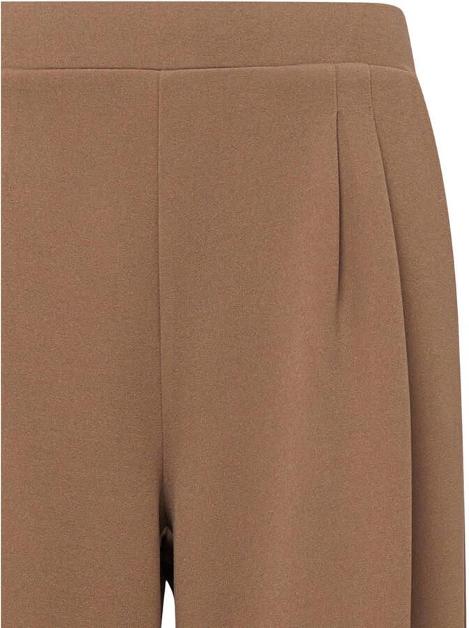 S.Oliver BLACK LABEL wide leg regular waist culotte bruin - Foto 2