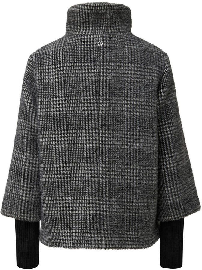 S.Oliver BLACK LABEL Regular fit jack met lange ribgebreide manchetten