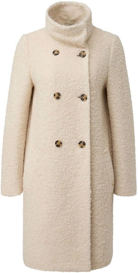 S.Oliver BLACK LABEL Shaped fit lange wollen jas met dubbele knoopsluiting - Foto 2