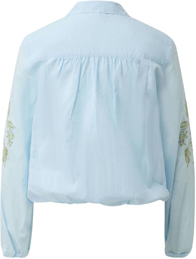 S.Oliver Curve blouse lichtblauw - Foto 2