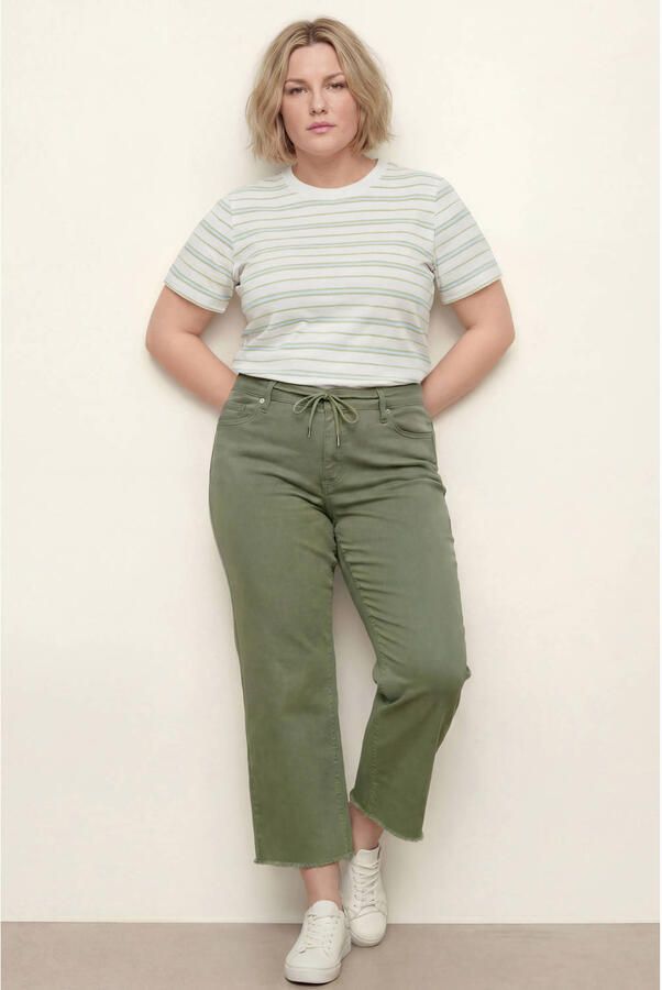 S.Oliver Curve capri jeans kaki