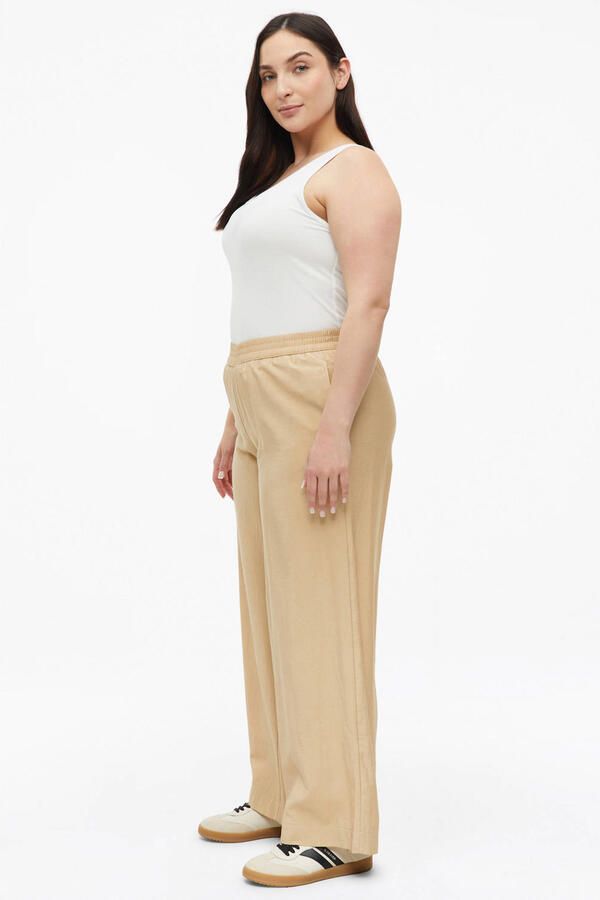 S.Oliver Curve high waist broek beige - Foto 2