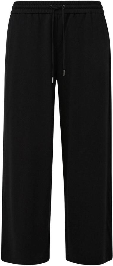 S.Oliver Curve Plus Size straight leg casual broek zwart
