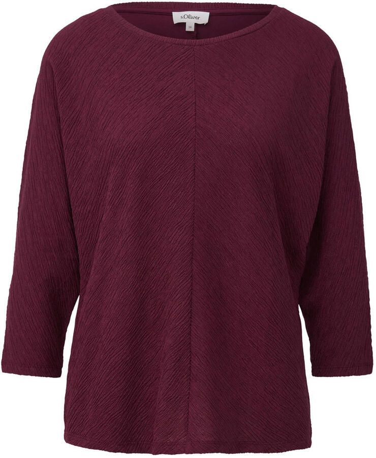 S.Oliver Curve Plus Size top donkerpaars