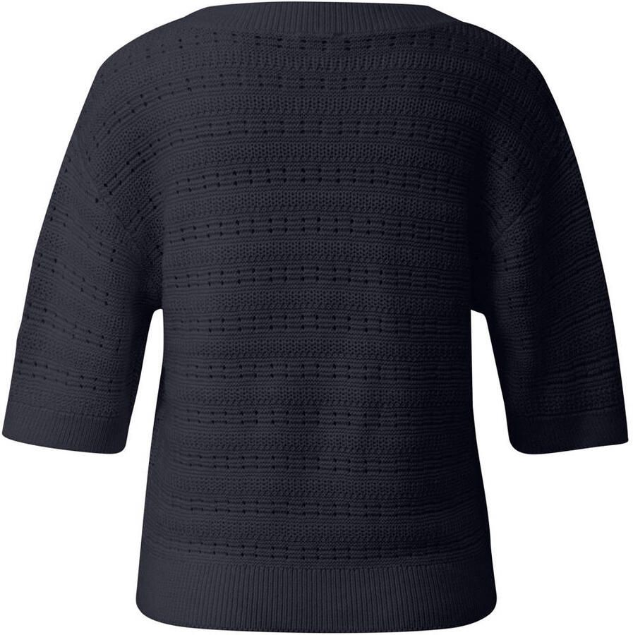 S.Oliver Curve pullover donkerblauw - Foto 2