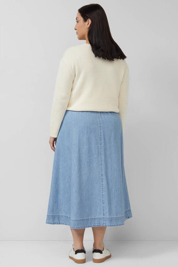 S.Oliver Curve spijkerrok light blue denim