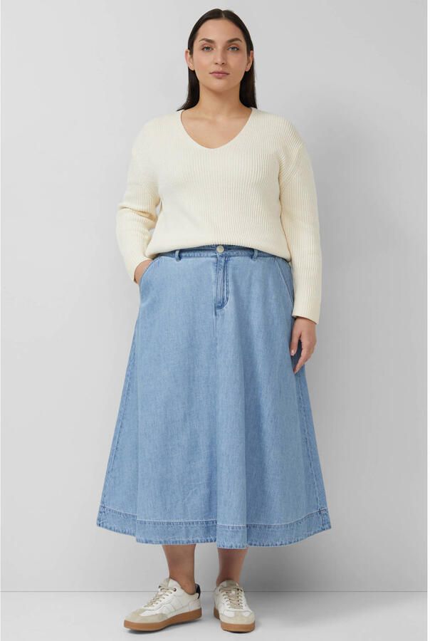 S.Oliver Curve spijkerrok light blue denim - Foto 2