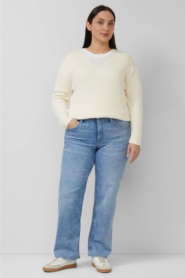 S.Oliver Curve straight leg jeans light blue denim - Foto 3
