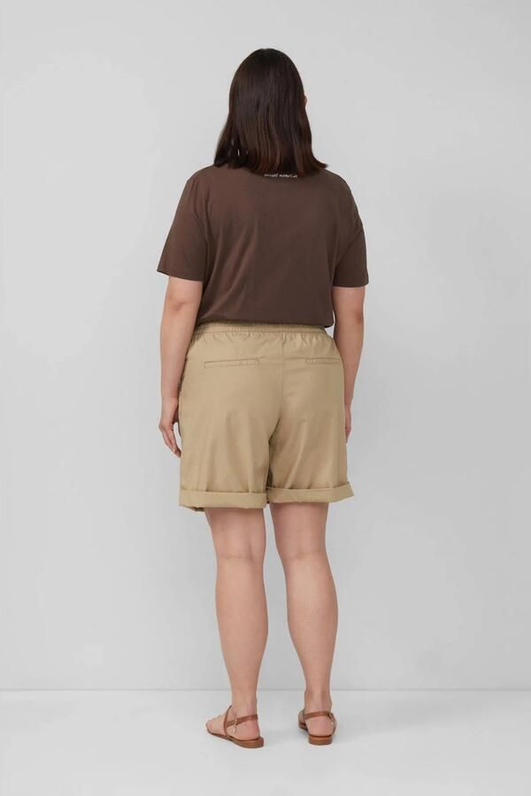 S.Oliver Curve straight regular waist casual short beige - Foto 3