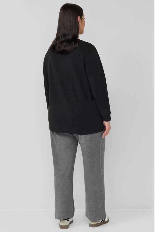 S.Oliver Curve sweater zwart - Foto 2