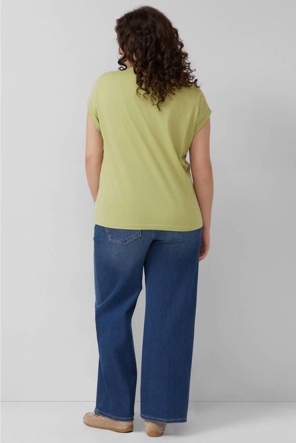 S.Oliver Curve T-shirt groen - Foto 3