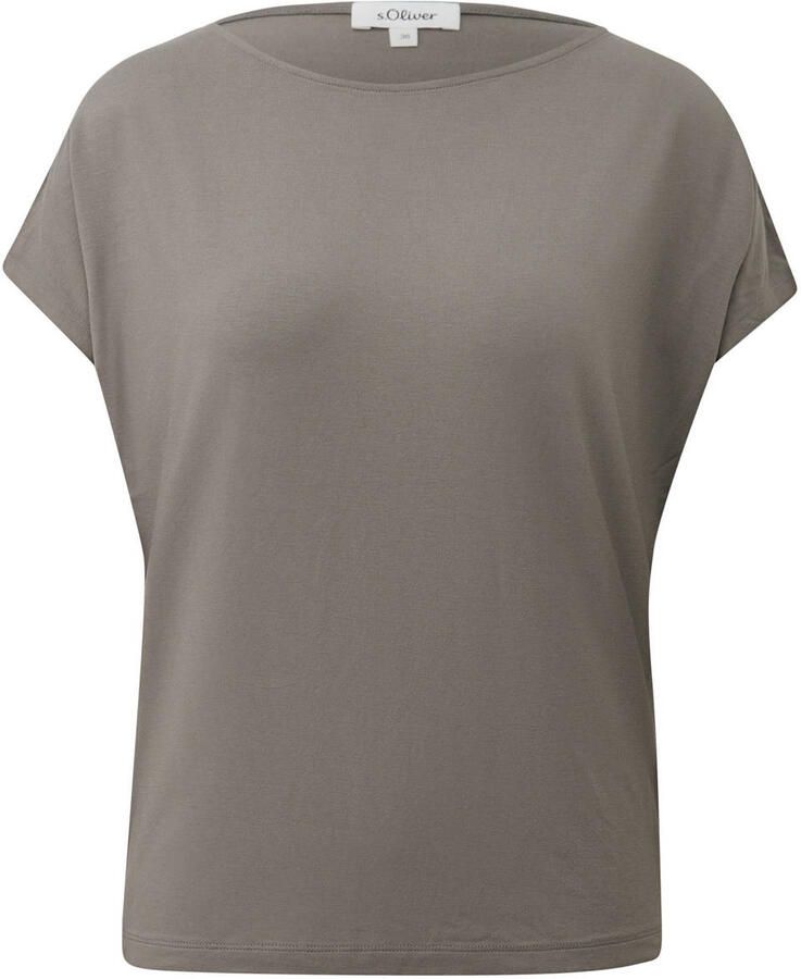 S.Oliver Curve top Plus Size grijs
