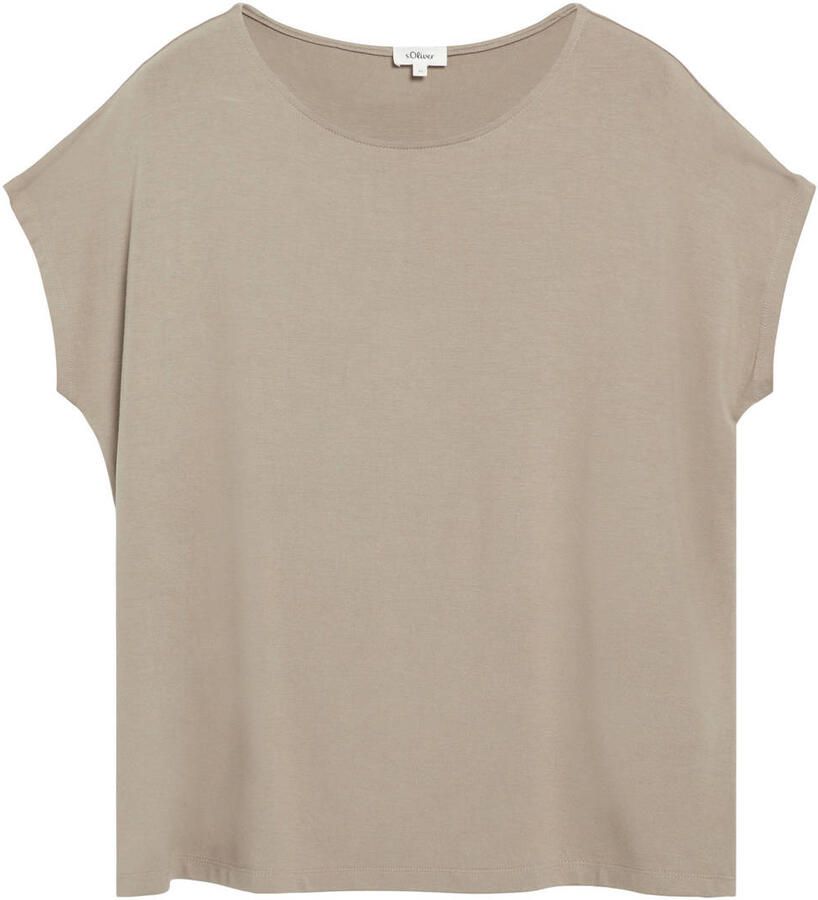 S.Oliver Curve top Plus Size grijs - Foto 2