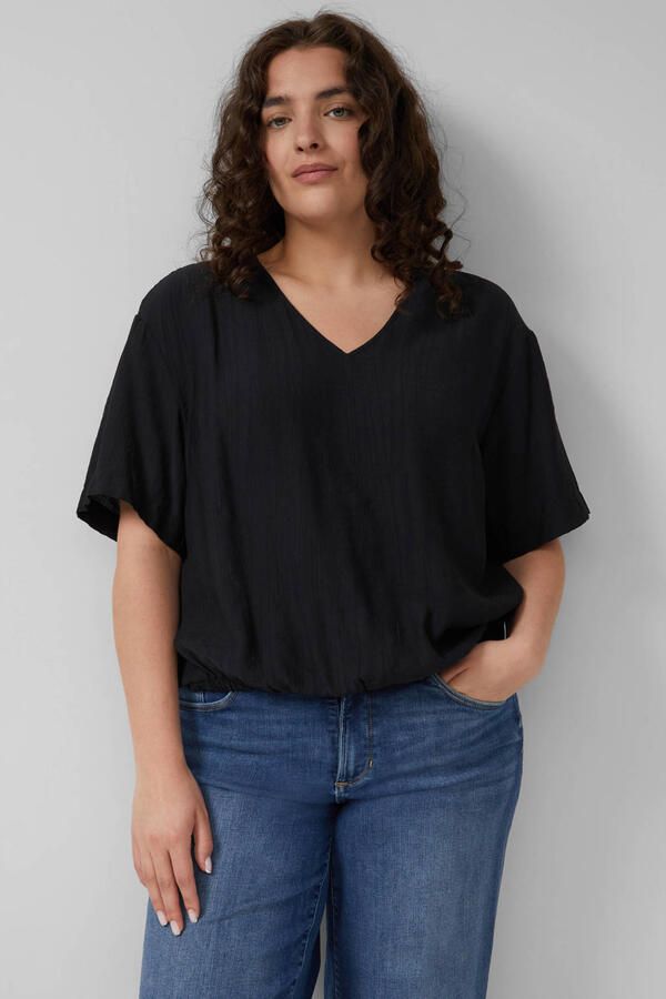 S.Oliver Curve top zwart