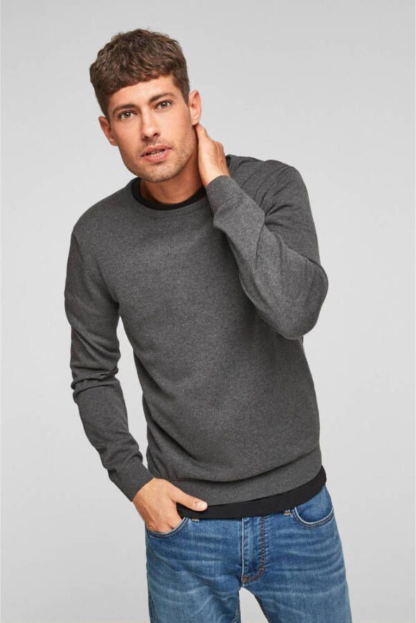 S.Oliver RED LABEL Pullover van katoen