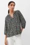 S.Oliver Gedessineerde blouse met dobby-structuur - Thumbnail 1