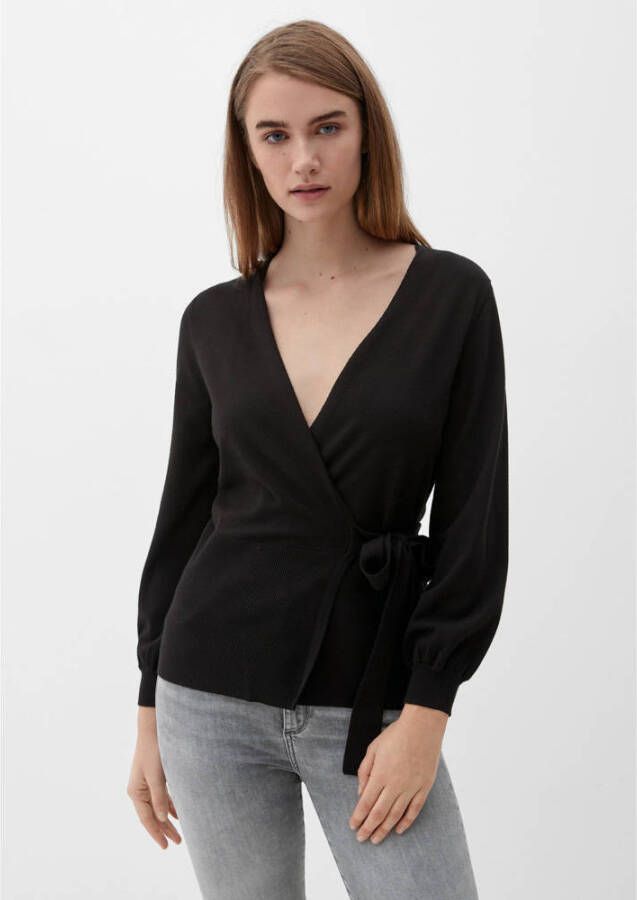 S.Oliver RED LABEL Cardigan met tailleband model 'Wickel'