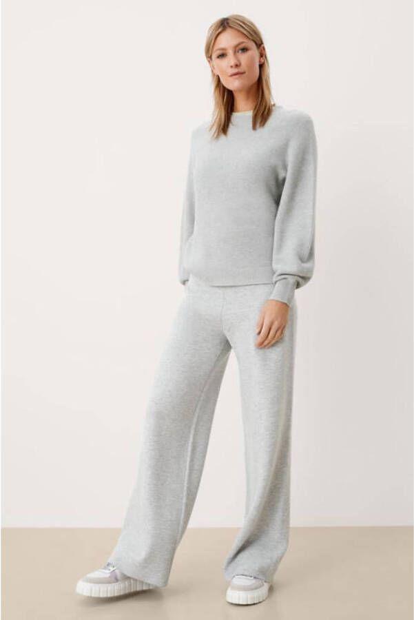 S.Oliver Trui met ronde hals in gebreide look