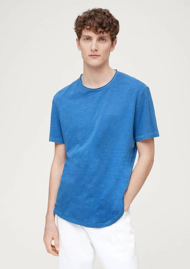 s.Oliver gemêleerd T-shirt blauw