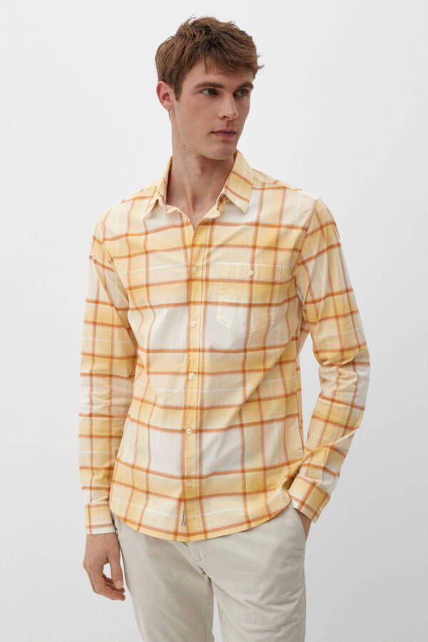 S.Oliver Overhemd met lange mouwen van katoen-stretch